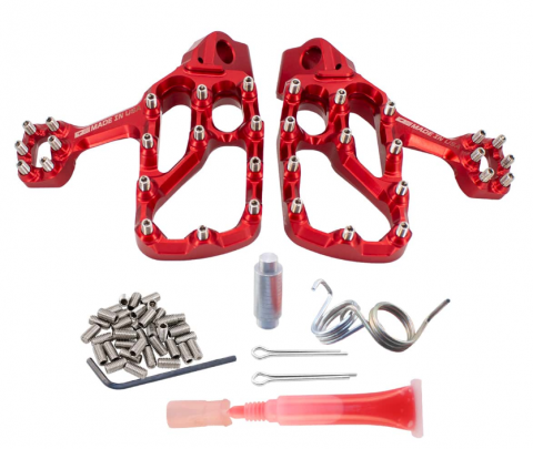 CRF450L/RL'19-26 Fastway EXT Footpegs Red